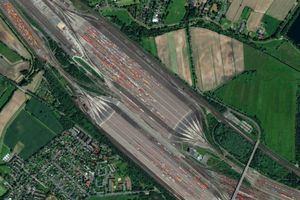 Сортировочная станция в немецком Машене, 6 августа