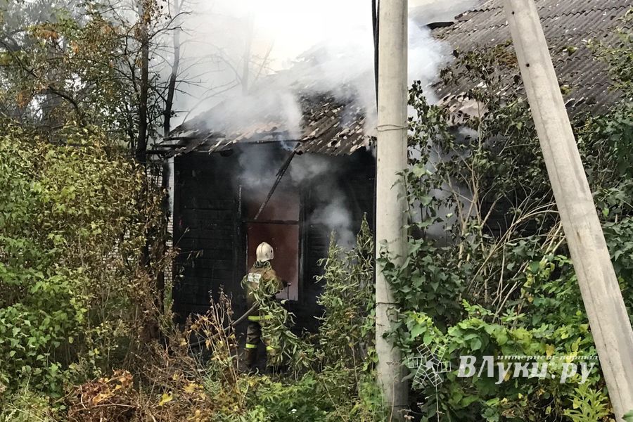 Пожар на проспекте Гагарина в Великих Луках