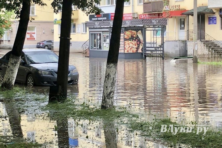 Великие Луки вновь затопило (ФОТО)