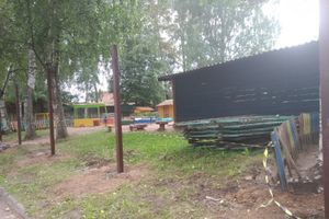 В детском саде № 1 появился новый забор (ФОТО)