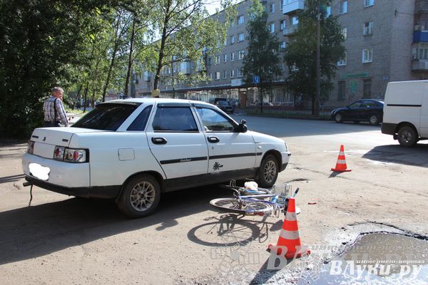 На улице Дьяконова в ДТП пострадал велосипедист (ФОТО)