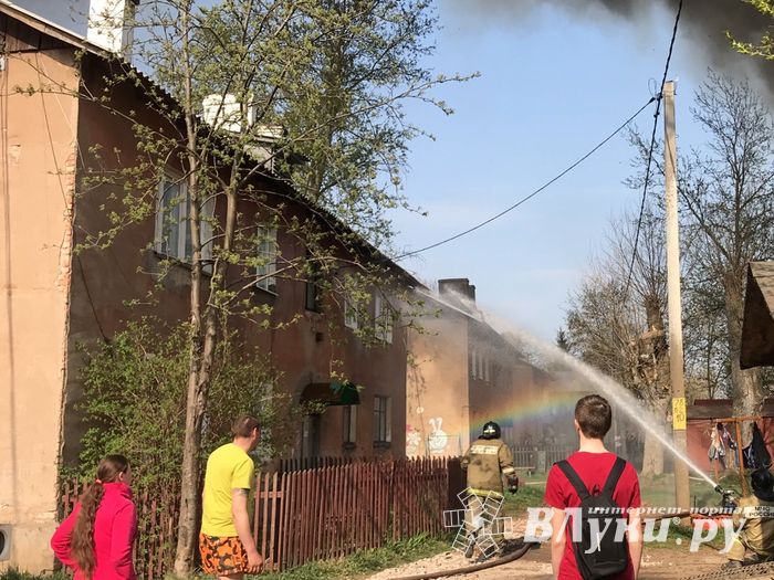 Пожар в проезде Нелидовском (ФОТО; ВИДЕО)