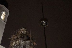 На Свято-Вознесенском соборе появился новый купол (ФОТО, ВИДЕО)