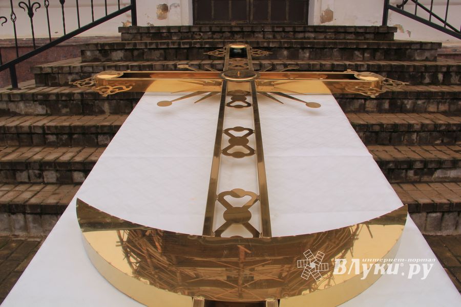 Новая глава-луковица появится на Свято-Вознесенском соборе в Великих Луках (ФОТО)