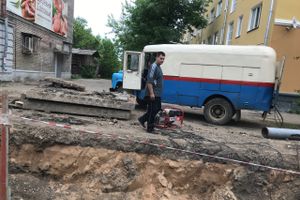На ул. Первомайской – капитальный ремонт теплосетей (ФОТО)