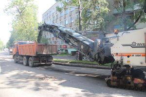 На ул. Ставского идёт ремонт дороги (ФОТО)