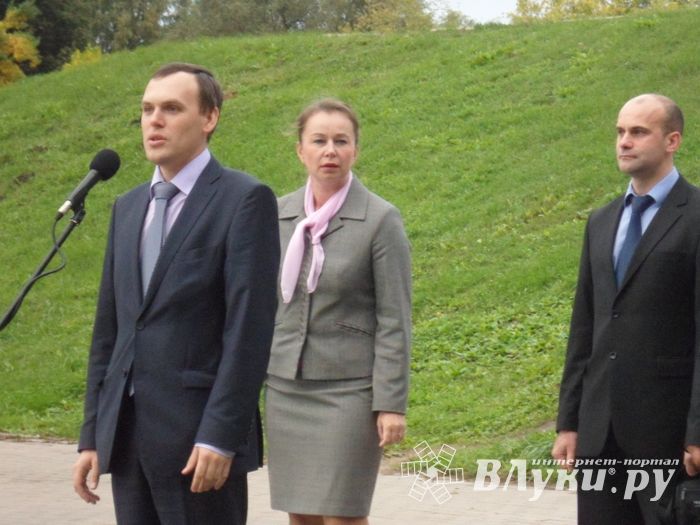 Великие Луки встретили олимпийских чемпионов (ФОТО)