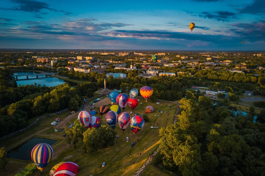 Воздухоплавание-2018 с высоты птичьего полета (ФОТО + ВИДЕО)
