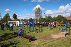 Площадку для воркаута Андрей Турчак и Султан Хамзаев открыли в Красногородске (ФОТО)