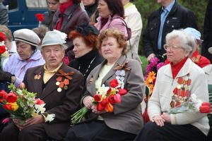 Торжественный митинг на мемориальном воинском захоронении