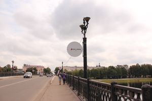 Фотофакт: в Великих Луках разломали ладью