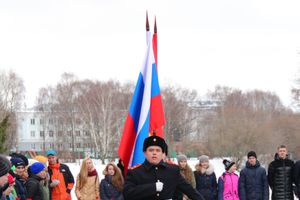У Вечного огня в Великих Луках прошёл торжественный митинг (фото)