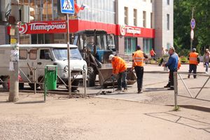 На Вокзальной в Великих Луках заканчивается ремонт (ФОТО)