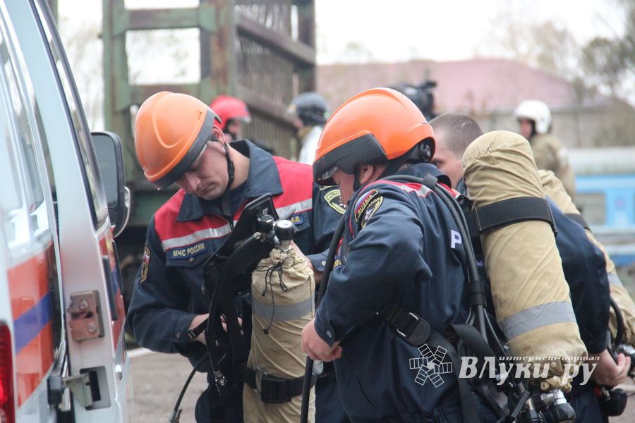 В Великих Луках тушили вагон поезда (ФОТО)