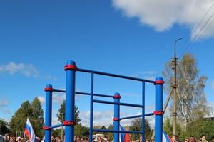 Площадку для воркаута Андрей Турчак и Султан Хамзаев открыли в Красногородске (ФОТО)