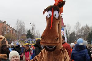 Гуляния широкой великолукской Масленицы