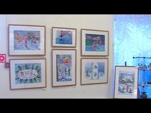 Импульс-ТВ: Выставка в «Мире искусств»