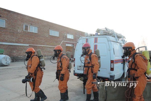Великолукские спасатели провели учения (фото)