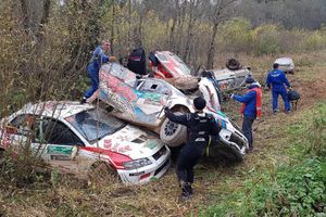 Сразу шесть экипажей вылетели с трассы на ралли «Пушкинские Горы-2020» (ФОТО, ВИДЕО)