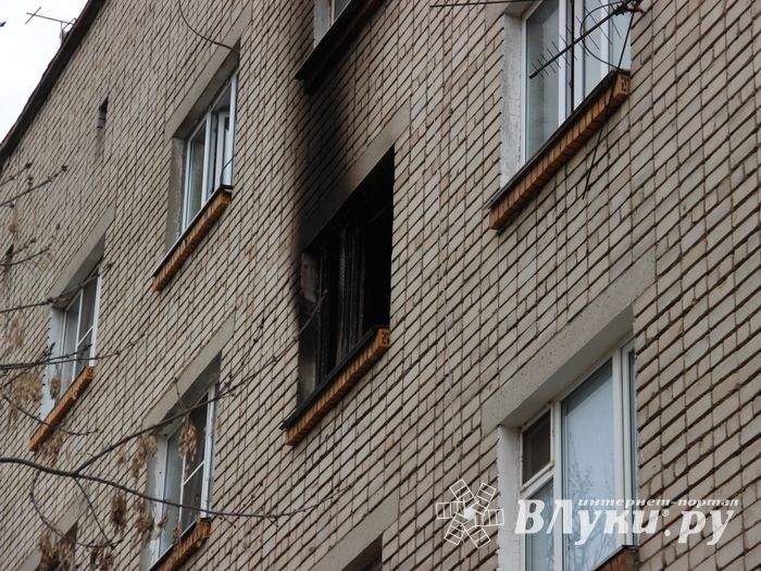 В Великих Луках на пожаре спасли малыша (ФОТО)