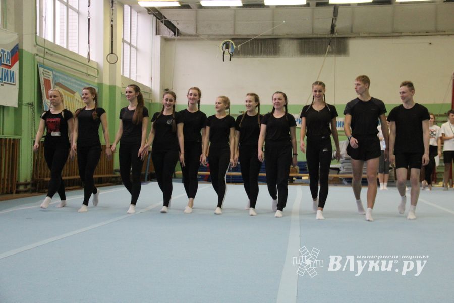 В Великих Луках проходят соревнования по гимнастике (ФОТО)