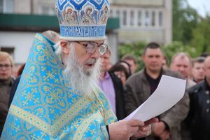 Новую часовню Покрова Богоматери освятили сегодня в заречном районе Великих Лук (ФОТО)