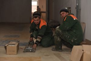 Основные виды строительных работ в школе №6 в Великих Луках завершены (ФОТО)