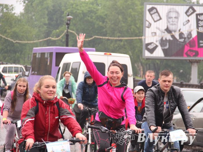 Зигзаг здоровья выполнили великолукские велосипедисты (ФОТО)