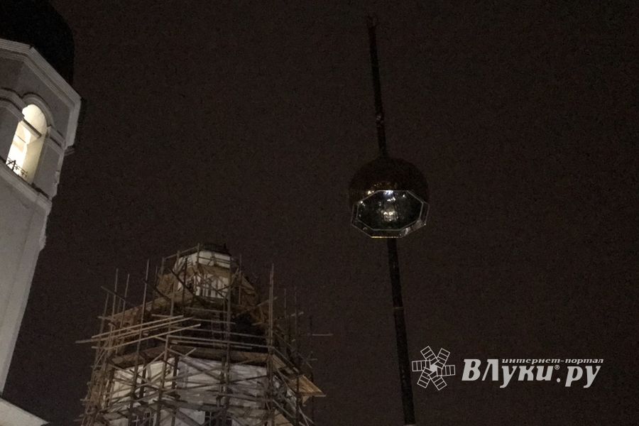 На Свято-Вознесенском соборе появился новый купол (ФОТО, ВИДЕО)