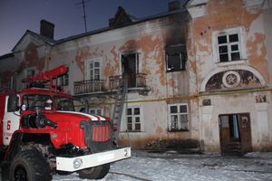 Пожар на ул. Герцена в Великих Луках (ФОТО)