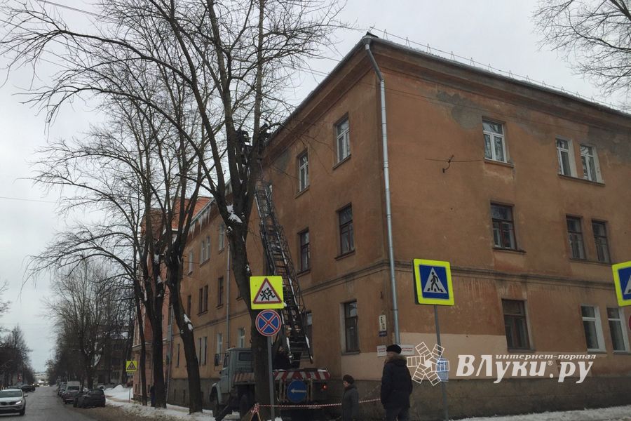 ФОТОФАКТ: В Великих Луках чистят снег