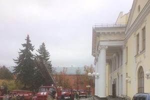 В драмтеатре потушили условный пожар (ФОТО)