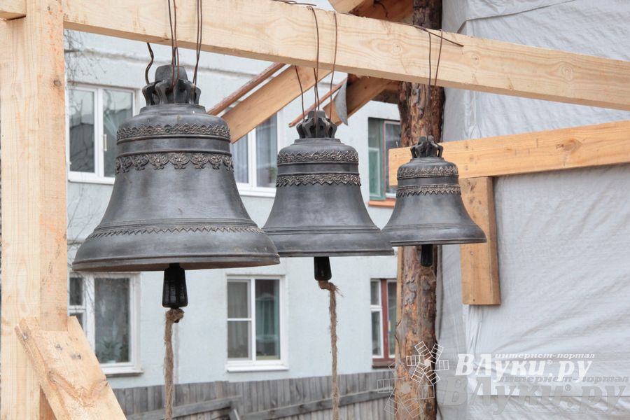 Освящение колоколов храма святителя Тихона