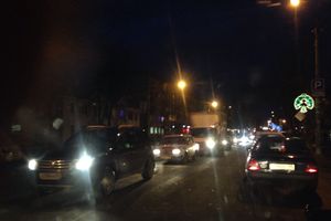 Великие Луки встали в пробку (фото)