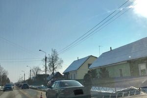 Два Мерседеса столкнулись в Великих Луках (ФОТО)