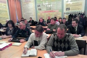 В Пскове прошли сборы с представителями спасательных служб ГО области (фото)