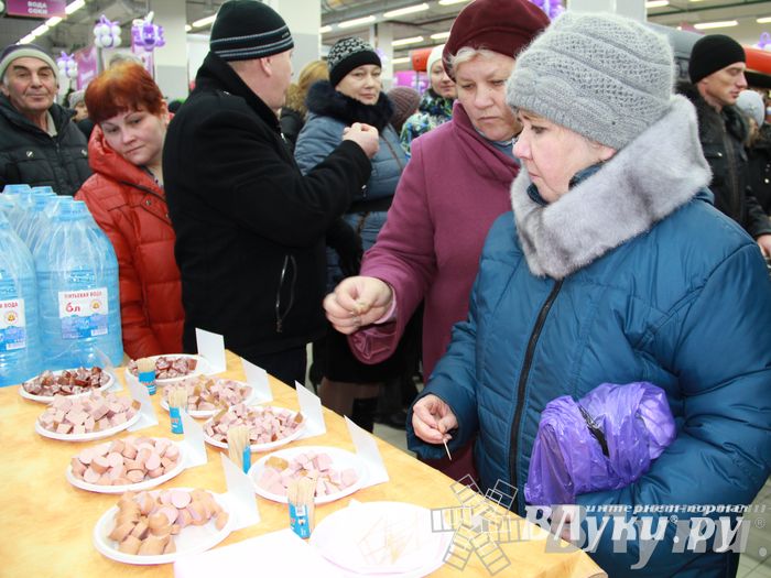 Открытие супермаркета «Тележка» в Великих Луках