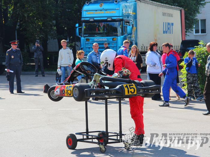 ​Великолучанин Николай Маркевич стал серебряным призером чемпионата г. Великие Луки по картингу (фото)