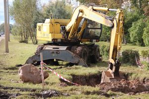На ул. Гражданской – прорыв водовода (ФОТО)