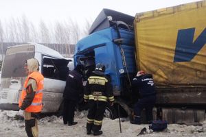 Девять человек погибли в ДТП с микроавтобусом в Пензенской области  (фото)