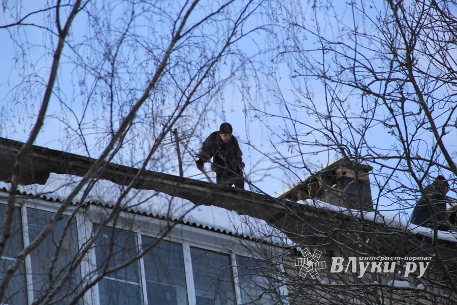 Смелые люди на крах Великих Лук