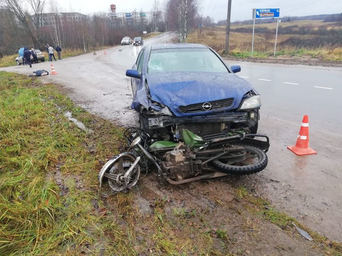 В Куньинском районе погиб мотоциклист (ФОТО)