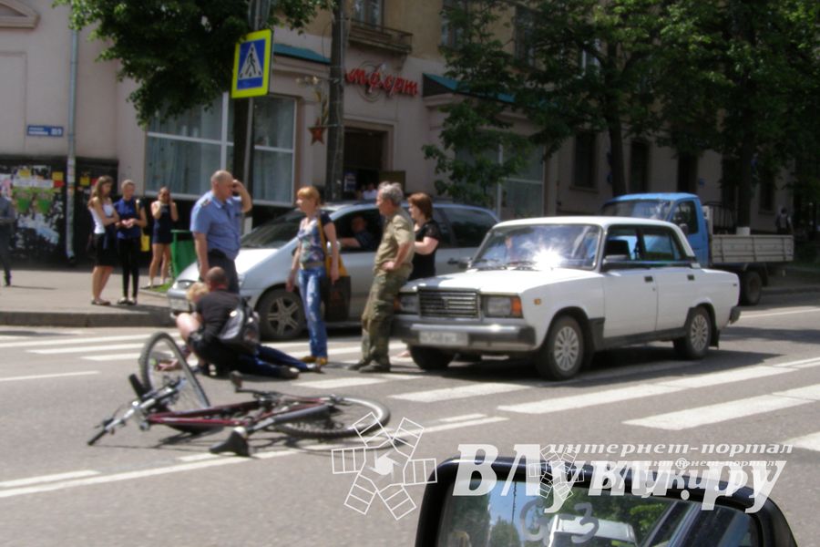 ДТП с участием велосипедиста (фото)