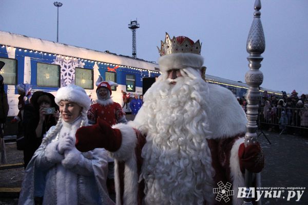 Поезд Деда Мороза прибудет в Великие Луки 4 января