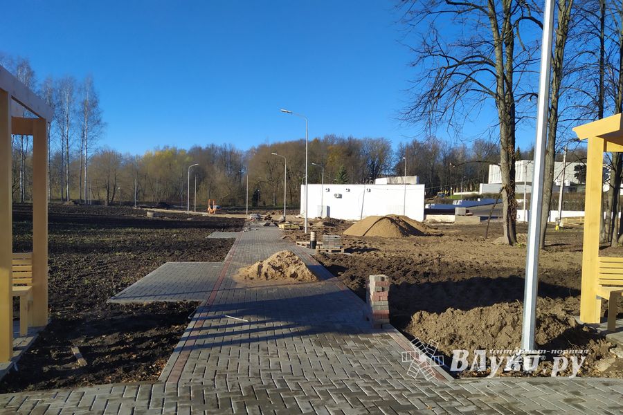 В парке «Петровском» появились перголы (ФОТО)