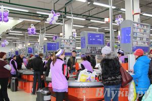 Открытие супермаркета «Тележка» в Великих Луках