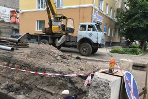 На ул. Первомайской – капитальный ремонт теплосетей (ФОТО)