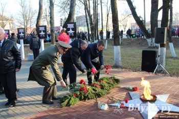 В Пустошке открыли Аллею Героев (фото)