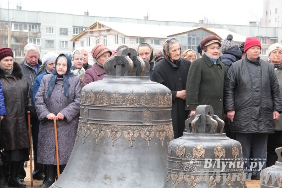 Освящение колоколов храма святителя Тихона
