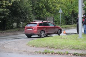 ДТП на перекрёстке улиц Малышева и Матвея Кузьмина (ФОТО)